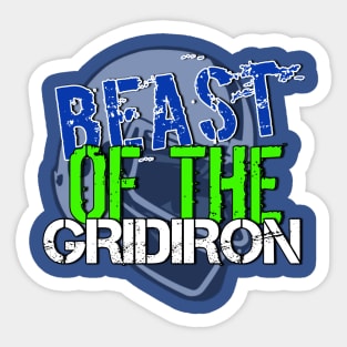 Beast of The Gridiron Sticker